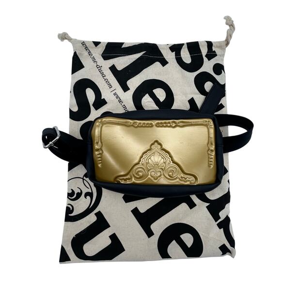 Me-Dusa Belt Bag Black and Gold Bought in Israel for $100 - Picture 1 of 6